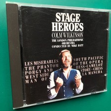 Colm Wilkinson STAGE HEROES CD Chess Camelot Phantom Miserables LPO Mike Batt EX