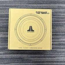 JL Audio 12W1v3-4 300W 12" Subwoofer Driver - Black