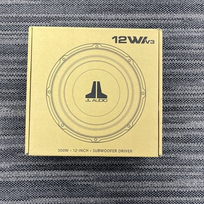 JL Audio 12W1v3-4 300W 12'' Subwoofer Driver - Black
