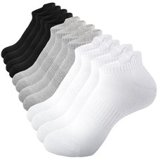 Womens Ankle Socks Running Athletic Sports Low Cut Socks for Women 6 Pairs U...