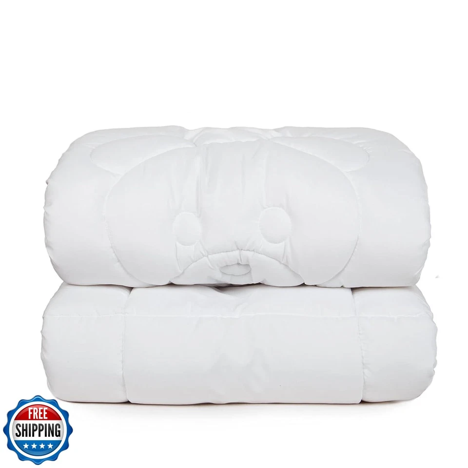 Edredón de cuna Tadpoles para niños pequeños - patrón de caja blanca de 40" x 60" - microfibra Sh Foto 2 de 4