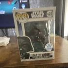 Funko Pop! Star Wars Darth Vader #143 Exclusive Black Vinyl Bobble-Head