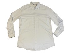 Charles Tyrwhitt Shirt Mens 17 34/35 Blue Extra Slim Fit Dress Solid Long Sleeve