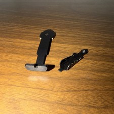 Vintage Semi Buckhorn Rear Rifle Sight With Elevator Vintage Semi Buckhorn Rear Rifle Sight With Elevator