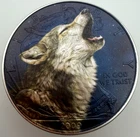 Howling Wolf - American Silver Eagle 1oz .999 Limited Edition Silver Dollar Coin