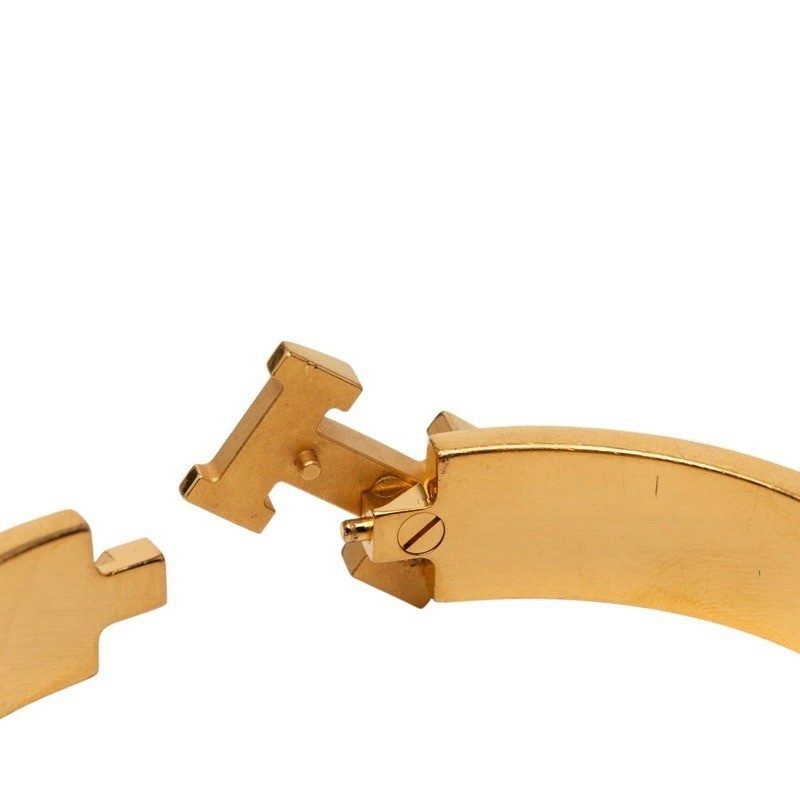 Hermès Click H PM Bracelet Gold and Red Plated Women's Accessories Used thumbnail 24