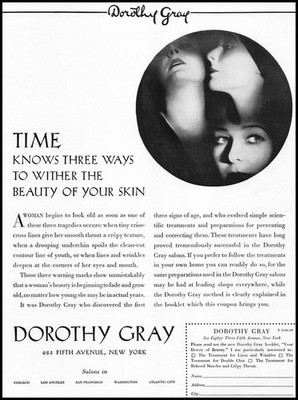 1929 Dorothy Gray New York ''Your Dowry Of Beauty'' Booklet Offer Vintage Print Ad