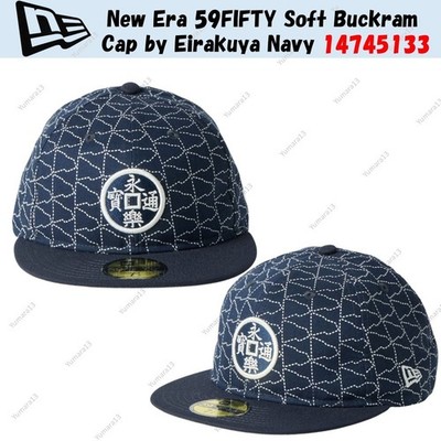 New Era 59FIFTY Soft Buckram Cap by Eirakuya Navy 14745133