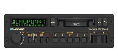 Blaupunkt 1-DIN Bluetooth DAB+ Receiver Dual USB 4V Out   HAMBURG SQM 23 DAB