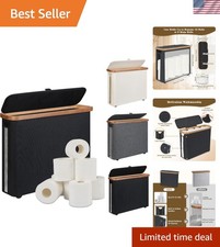 Toilet Paper Storage Basket with Lid - The Ultimate Bathroom Organizer, Free ...