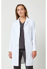 Healing Hands Women Scrubs HH White Faye Lab coat Petite 5161P WHITE Free Ship