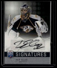 2008-09 Upper Deck Be a Player #S-DE Dan Ellis AU Nashville Predators