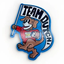Dutch Bros Coffee Sticker Team Dutch Puppy Dog Buck For Kids Sept 2024