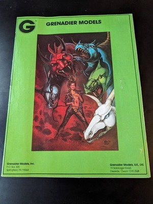 Grenadier Models ~ 1990 Photographic Miniatures Catalog ~ Dungeons & Dragons