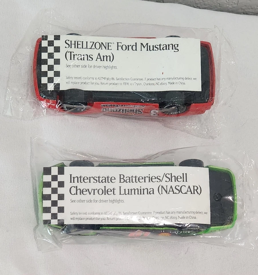 Lote de 4 (2 Nuevo en Paquete) Nascars Shell Dale Jarrett #18 Chevy & Tommy Archer #3 Ford  Foto 3 de 4