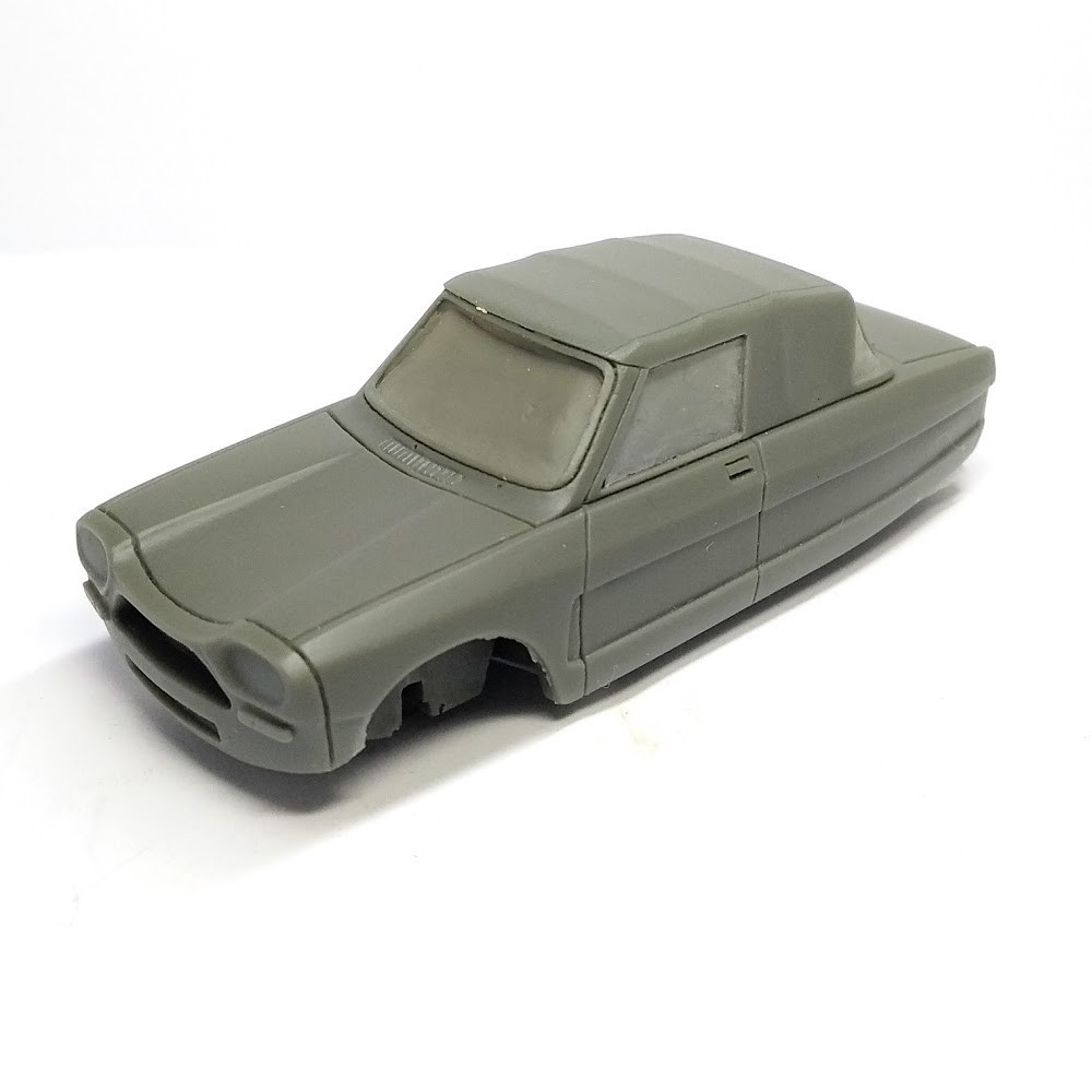 Citroën AMI 8 Cab résine 1:43, l'élégance d'une carrosserie fermée miniature de prestige