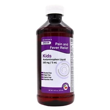 Kids Acetaminophen Liquid 160 mg / 5 mL - 16 fl oz | Oncor (1-2027)