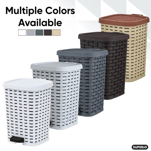 Small Outdoor Trash Can with Lid for Dog Poop 1.5 Gallon/6 L Mini Plastic Gar... - Picture 5 of 9