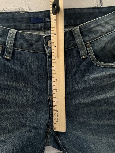 Jeans uomo G-STAR RAW 5204 blu denim 32x32 zip tasca bottone mosca slim dritto - Foto 14 di 18