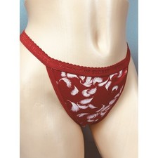 Vintage Victoria  s Secret Low Rise V String Thong Medium NWT 100 Cotton Y2K