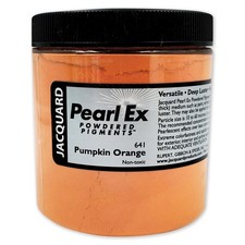 Jacquard Pearl Ex Powdered Pigments 4oz- 641 Pumpkin Orange