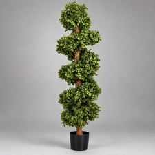 46  Boxwood Spiral Topiary Artificial Tree UV Indoor/Outdoor