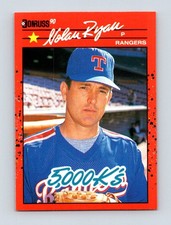 1990 Donruss #665 Nolan Ryan 5000K King of Kings Wrong Back Texas Rangers
