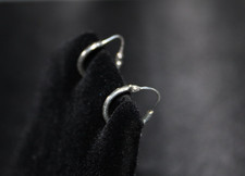 Sterling Silver Huggie Hoop Earrings