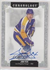 2018-19 Upper Deck Chronology Franchise History Auto Jim Fox #FH-LA-JF Auto 4lz