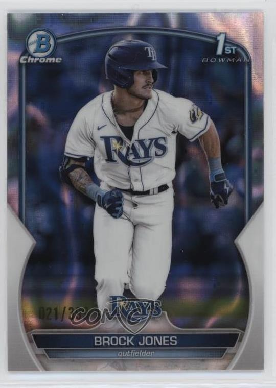2023 Bowman Chrome Prospects Lava Refractor 21/399 Brock Jones #BCP-115 0u2e