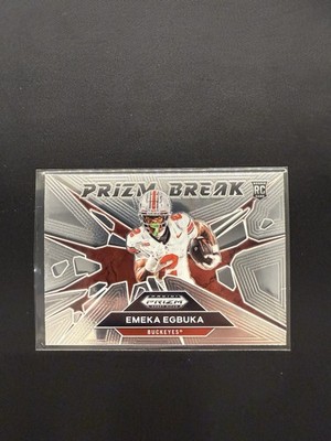 2025 Panini Prizm Draft Picks - Prizm Break Emeka Egbuka (RC)