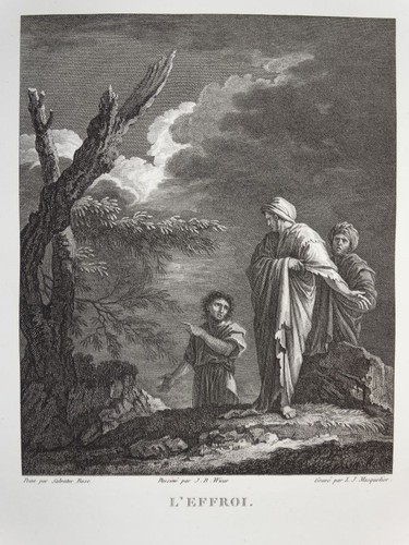 Joseph Potifar Ste Famille Effroi Pierres - 8 Kupferstiche Galérie Florence 1819 - Picture 11 of 12
