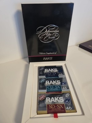 RAKS IFA Berlin 1985 Messe Set 3 Audio Kassetten im Pappschuber RAR Sammler-Set 