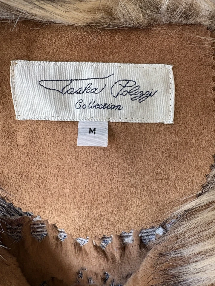 Жилет Tasha Polizzi Chateau в седле 341604 размер средний новый с этикетками цветочный принт   - Изображение 3 из 4