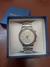 Orologio Swatch Swiss uomo, con scatola blu.