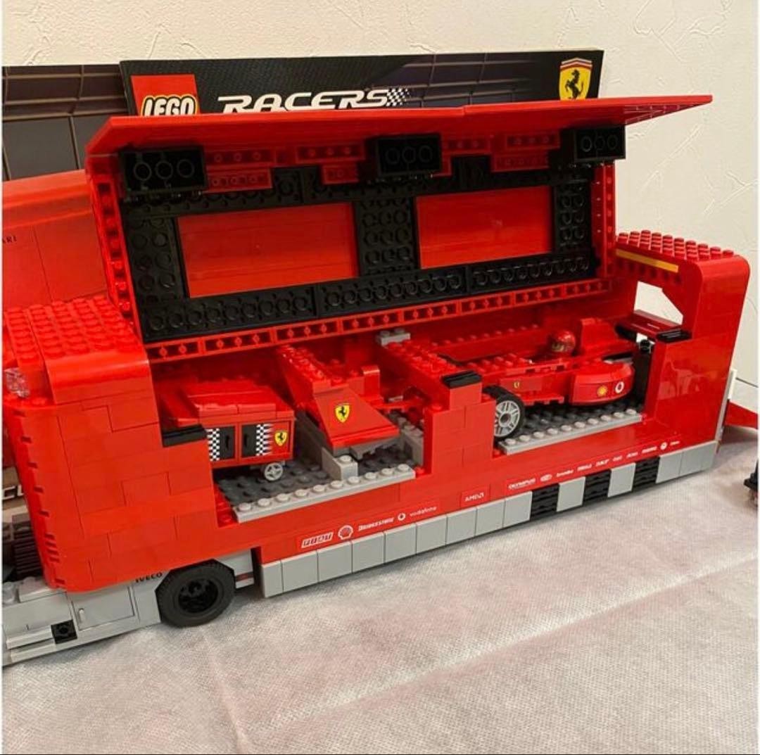LEGO Racers 8654 Scuderia Ferrari F1 Truck Transporter - Used from