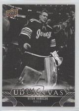 2023-24 Upper Deck Series 2 UD Canvas Black & White Vitek Vanecek #C171 2o7