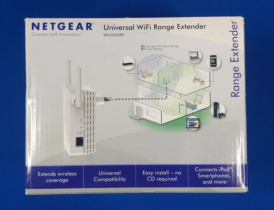 NETGEAR Universal WiFi Range Extender WN3000RP • 2.4 GHz • WLAN-Repeater - Bild 2 von 4