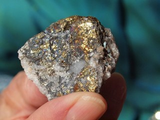 High Grade Gold Ore from Central Oregon in Quartz Matrix
