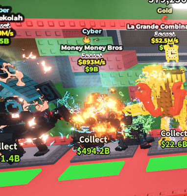 FIRE BOMB CYBER Money Money Bros 893M$/S - STEAL A BRAINROT - EXTREM SELTEN