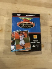 1991 Topps Stadium Club Baseball 2nd Series Wax Box 36 Sealed Packs