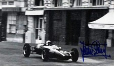 FORMULA ONE RACING DRIVER Jackie Stewart autograph, signed photo card