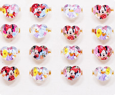 Lot 100 Pcs Cartoon Minnie Daisy Theme mix Acrylic Children Kid Rings Gifts 15MM