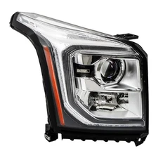 Headlights Headlamp For 2015--2020 Yukon/Yukon XL HID W/O Bulb Chrome Right Side