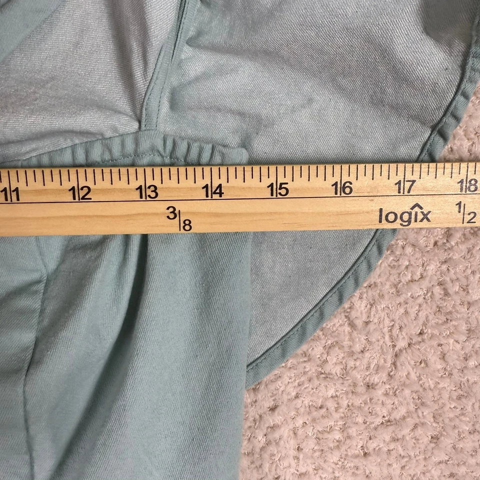 Mameluco Denim by Flying Tomato para mujer azul medio con volantes fuera del hombro informal Foto 3 de 4