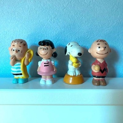 Snoopy Figur 4er Set Vintage Sunkisses Hawaii