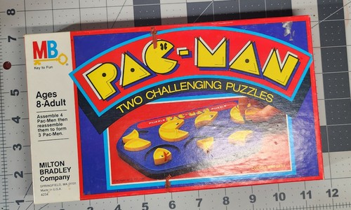 Milton Bradley, Pac-Man Puzzle, Vintage Game - Picture 1 of 5