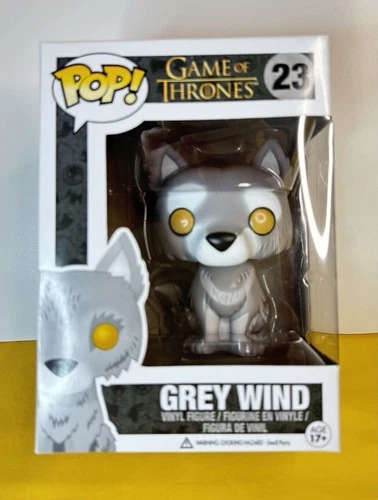 GREY WIND Funko Pop Game Of Thrones  #23 Dog Wolf HBO TV Series Edition Three