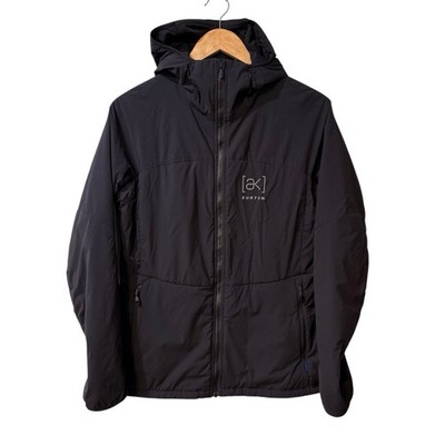 Burton [ak] Helium Insulated Hooded Jacket True Black Size Large Rare