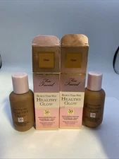 (2) Too Faced CHAI Born This Way Healthy Glow Skin Tint 30 SPF 2.0 Oz